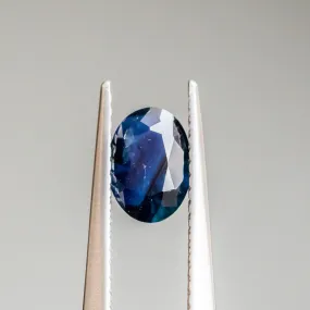 1.03CT OVAL NIGERIAN SAPPHIRE, DEEP OCEAN BLUE, 7.03X5.06X3.54MM, UNTREATED