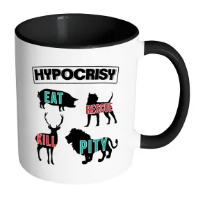 Activist Mug Hypocrisy White 11oz Accent Coffee Mugs