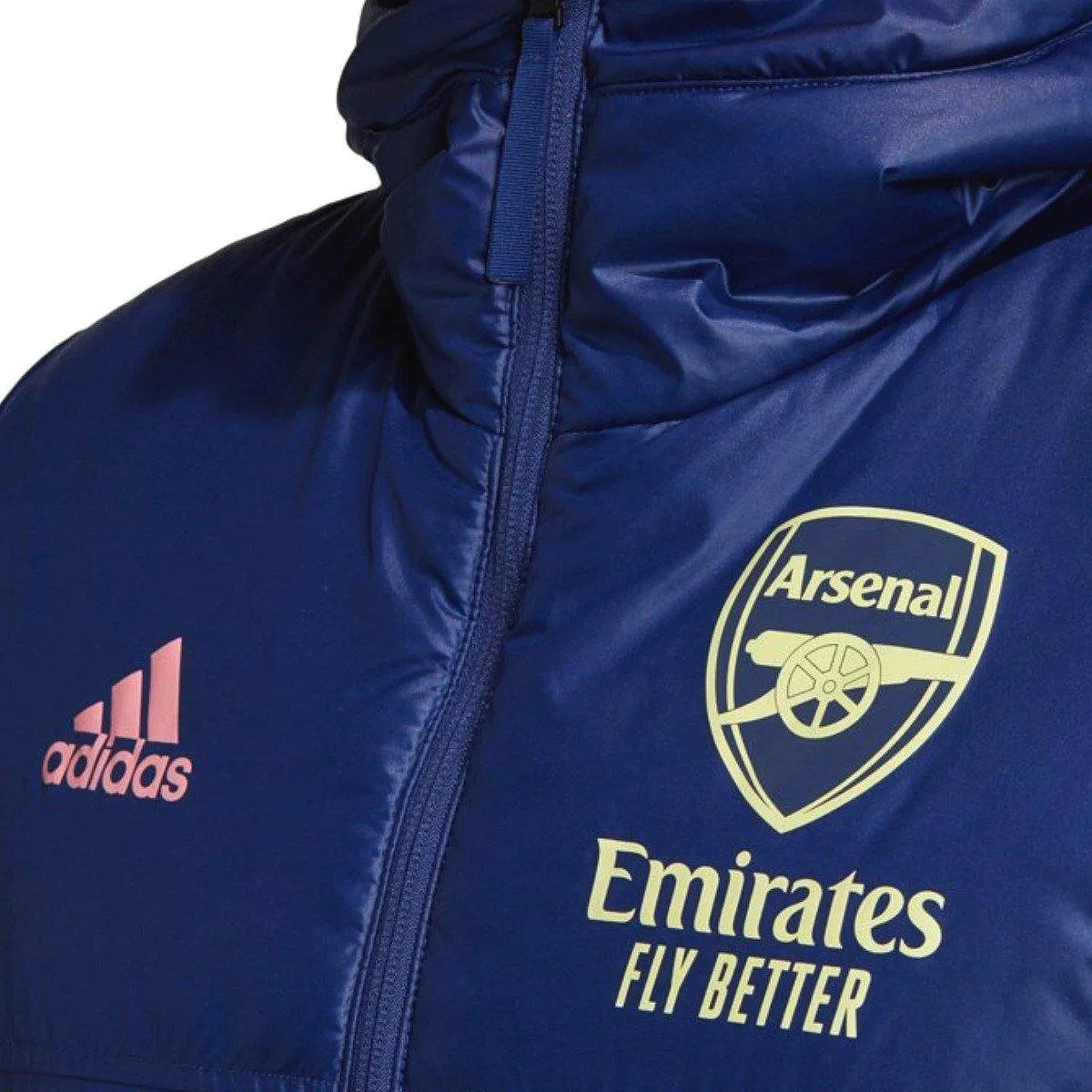 Arsenal winter training bench soccer jacket 2020/21 navy - Adidas