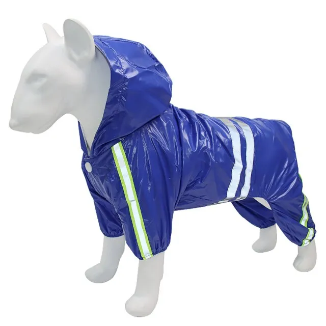 Ashore Shop Dog Pet Waterproof Reflective Raincoat Jacket