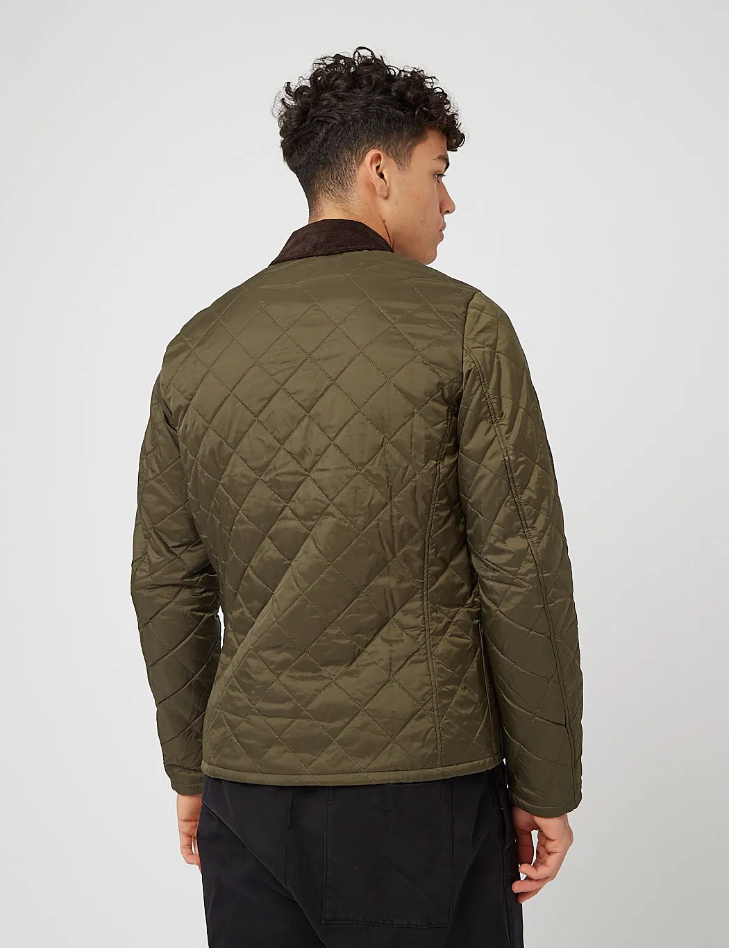 Barbour Beacon Starling Quil Jacket - Olive Green