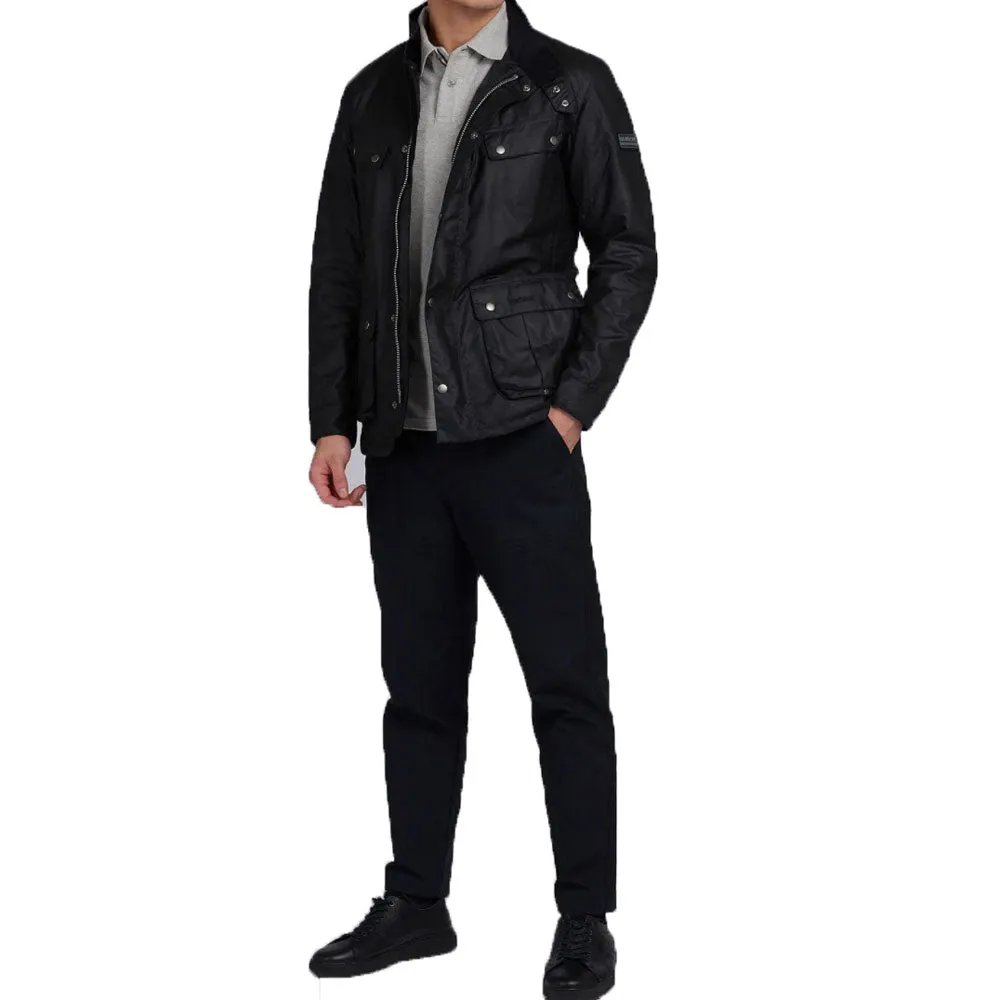 Barbour International Mens Dukes 8oz Wax Jacket - Black