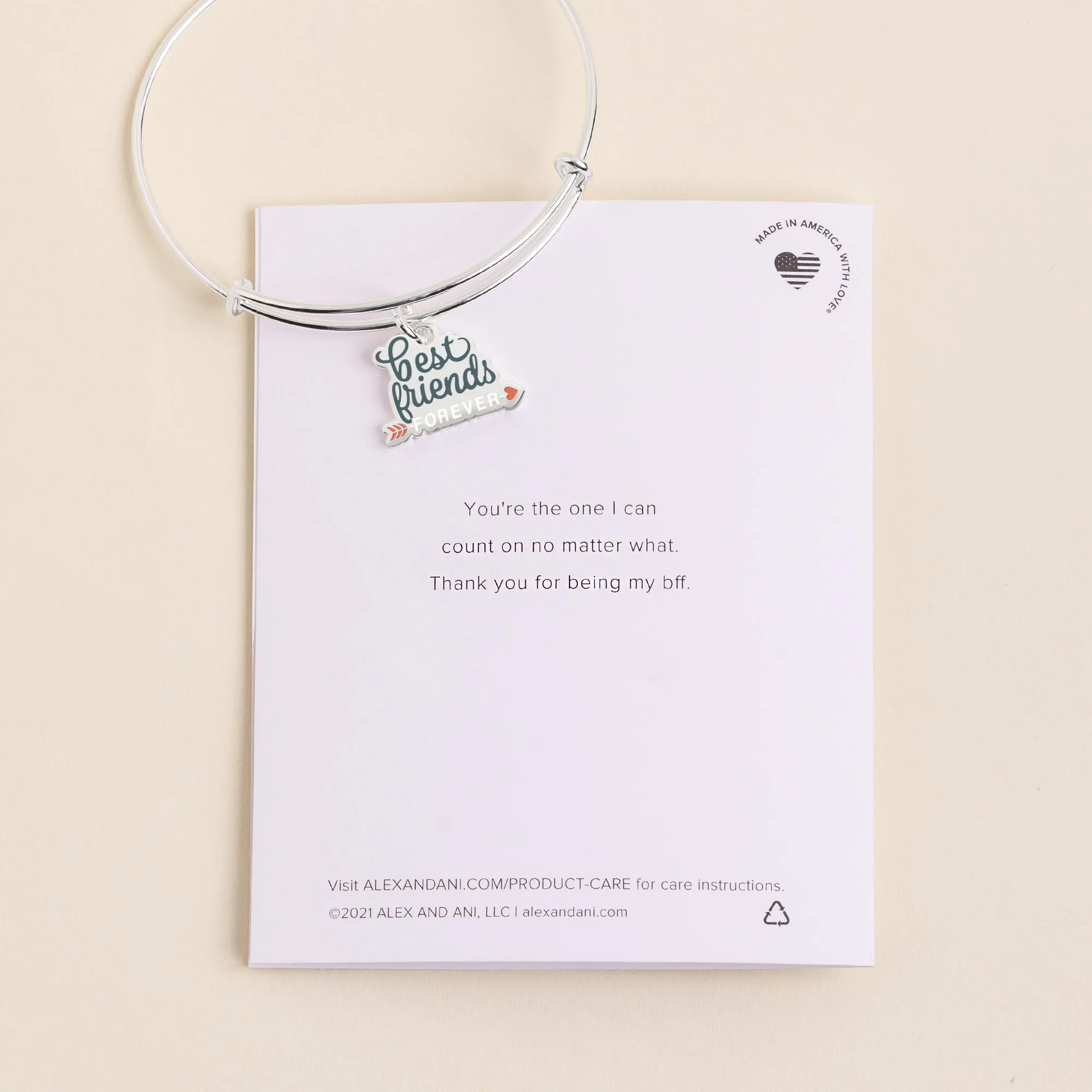 'Best Friends Forever' Charm Bangle