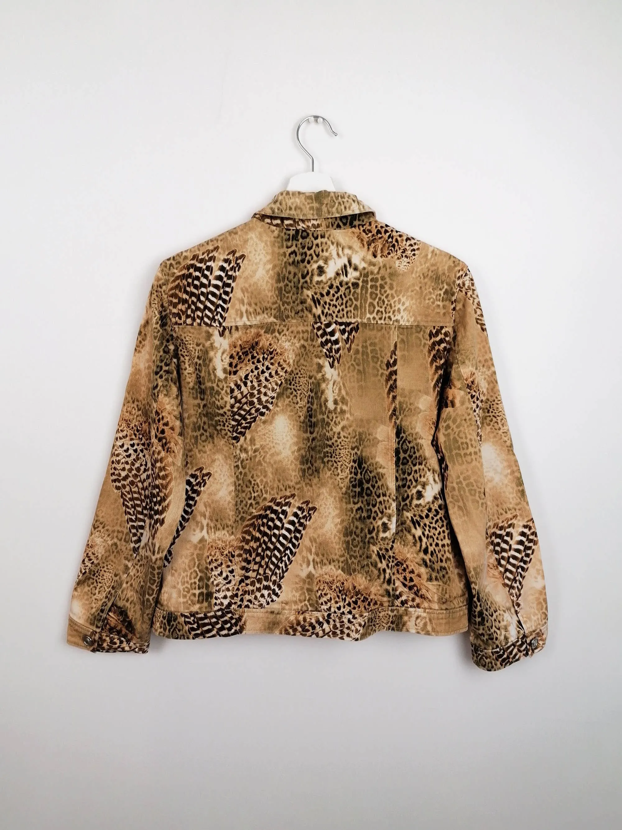 BETTY BARCLAY Jacket Animal Print - size M-L / GB 14/ F 42