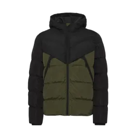 Blend Men's winter jacket with hood Outerwear 20714680 190414 dark green