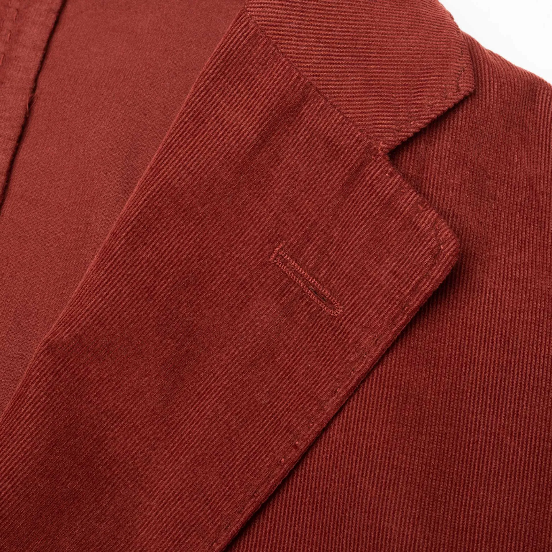 BOGLIOLI Milano "K.Jacket" Crimson Baby Corduroy Cotton Unlined Jacket NEW