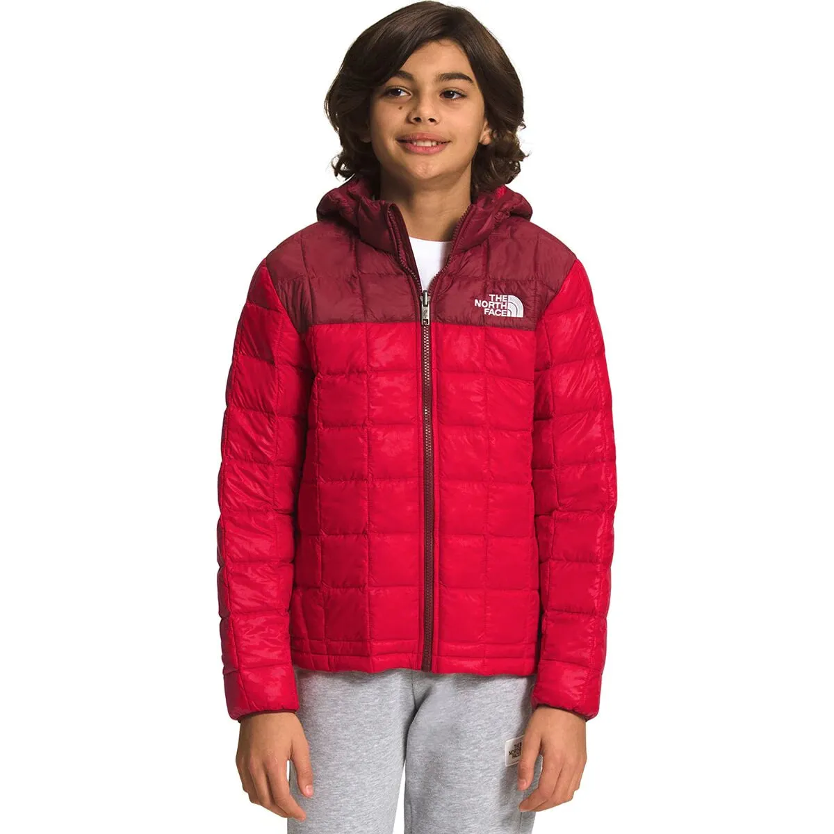 Boys' The North Face | ThermoBall Eco Hooded Jacket | TNF Red