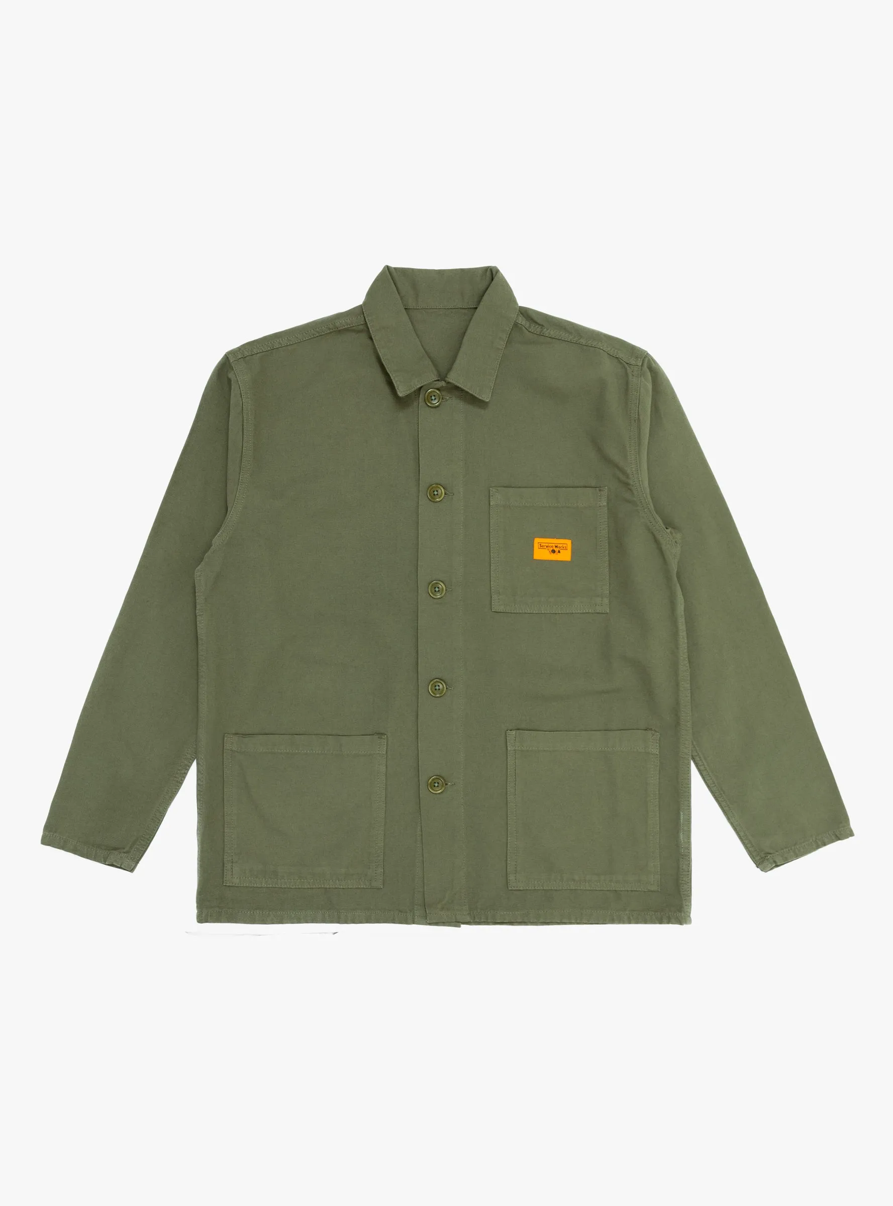 Canvas Coverall Jacket Olive