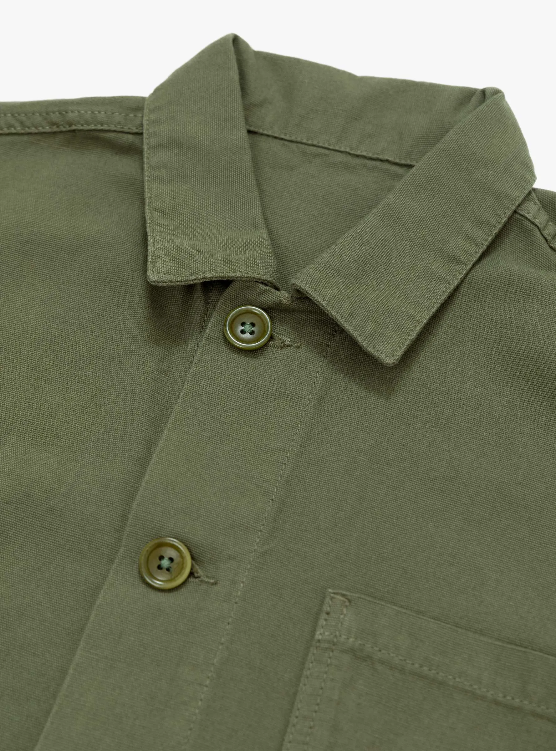 Canvas Coverall Jacket Olive