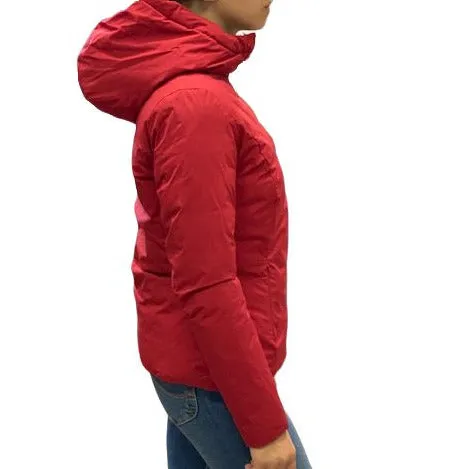 Censured Women's softshell hooded jacket JW6232 T SSK 7090 red dahlia