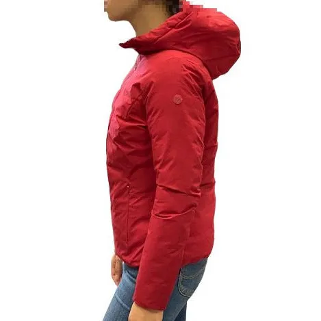 Censured Women's softshell hooded jacket JW6232 T SSK 7090 red dahlia