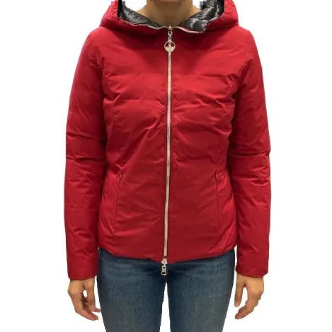 Censured Women's softshell hooded jacket JW6232 T SSK 7090 red dahlia