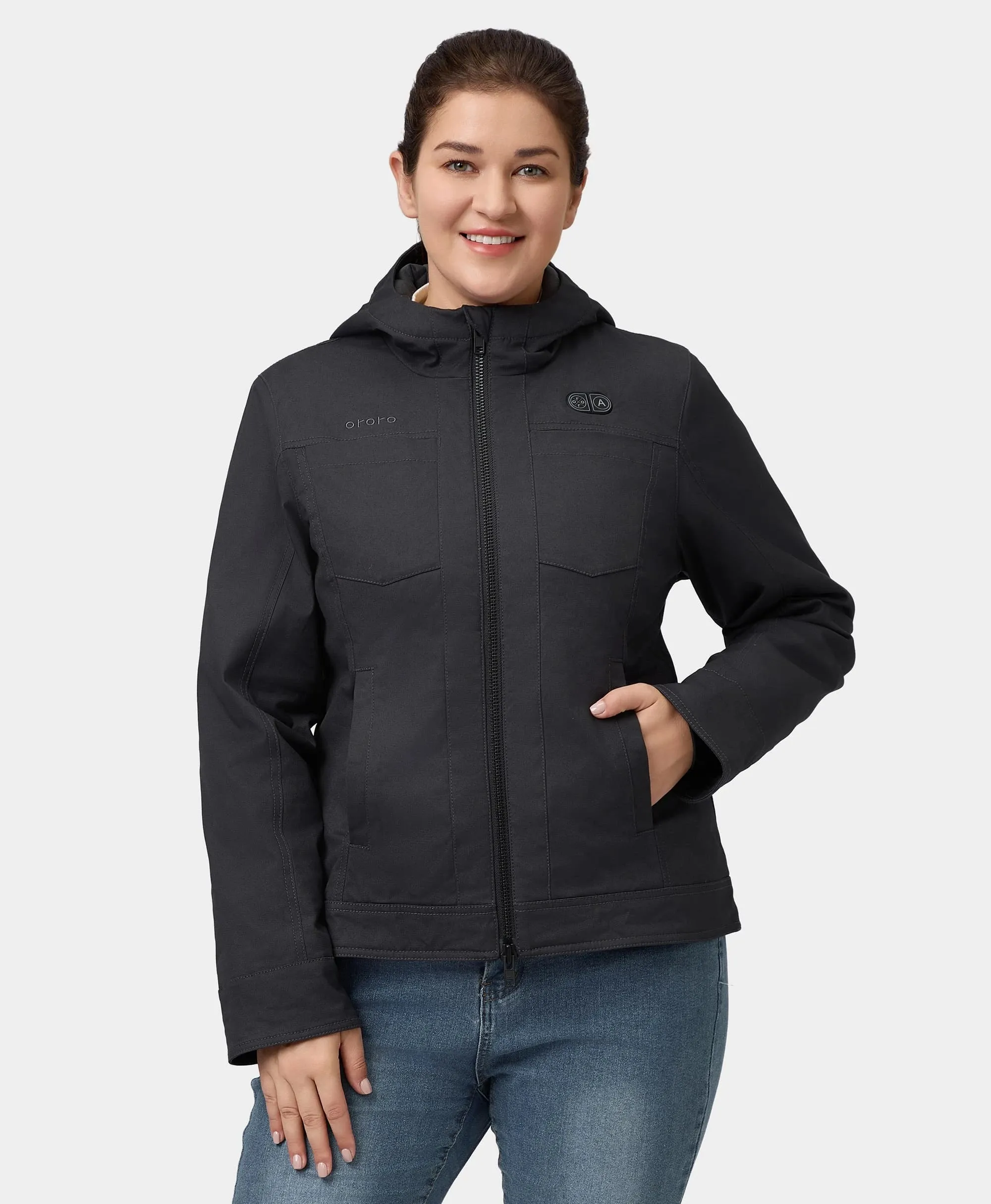 Cheyenne Women's 5-Zone Dual-Control Heated Canvas Jacket