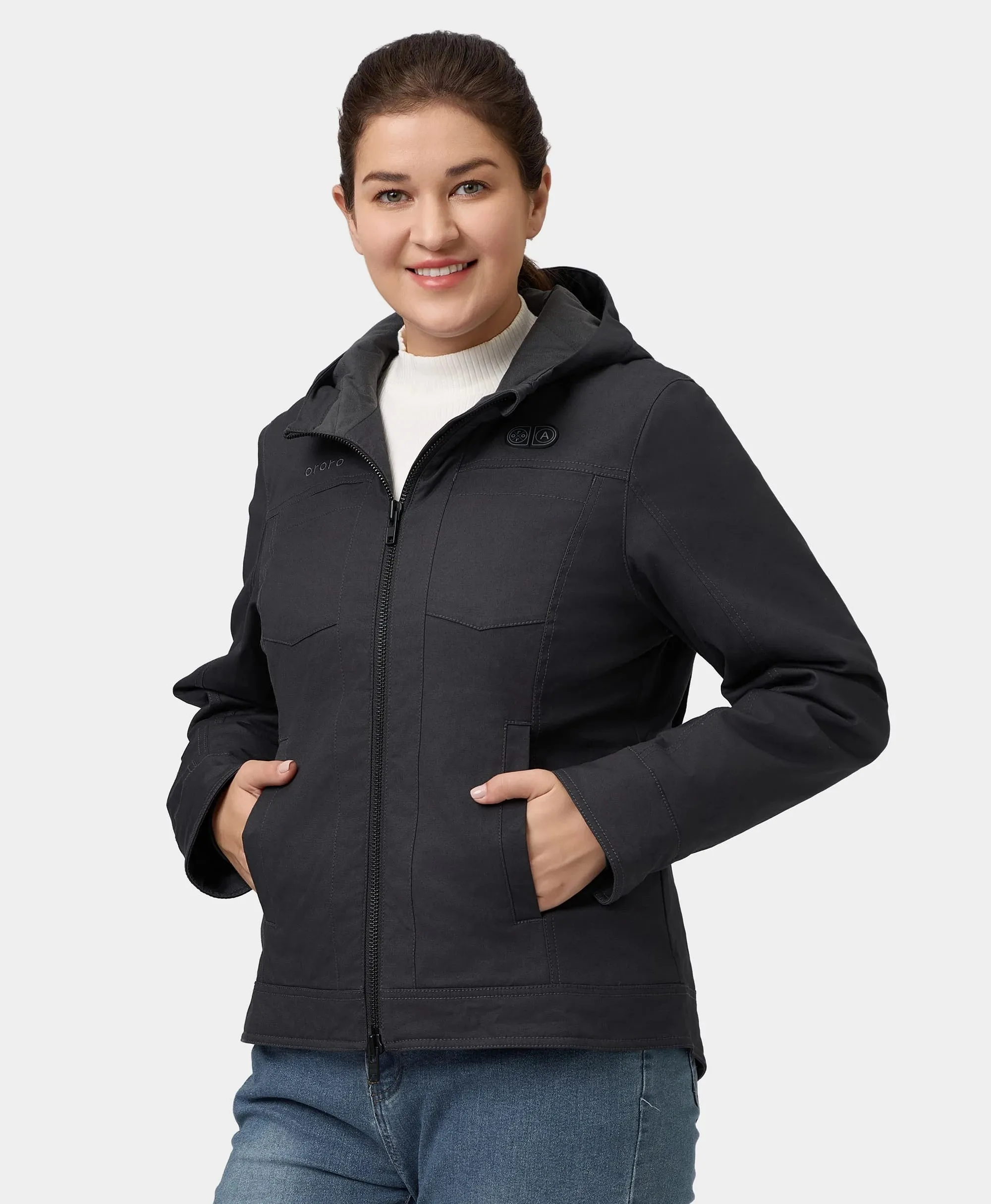 Cheyenne Women's 5-Zone Dual-Control Heated Canvas Jacket