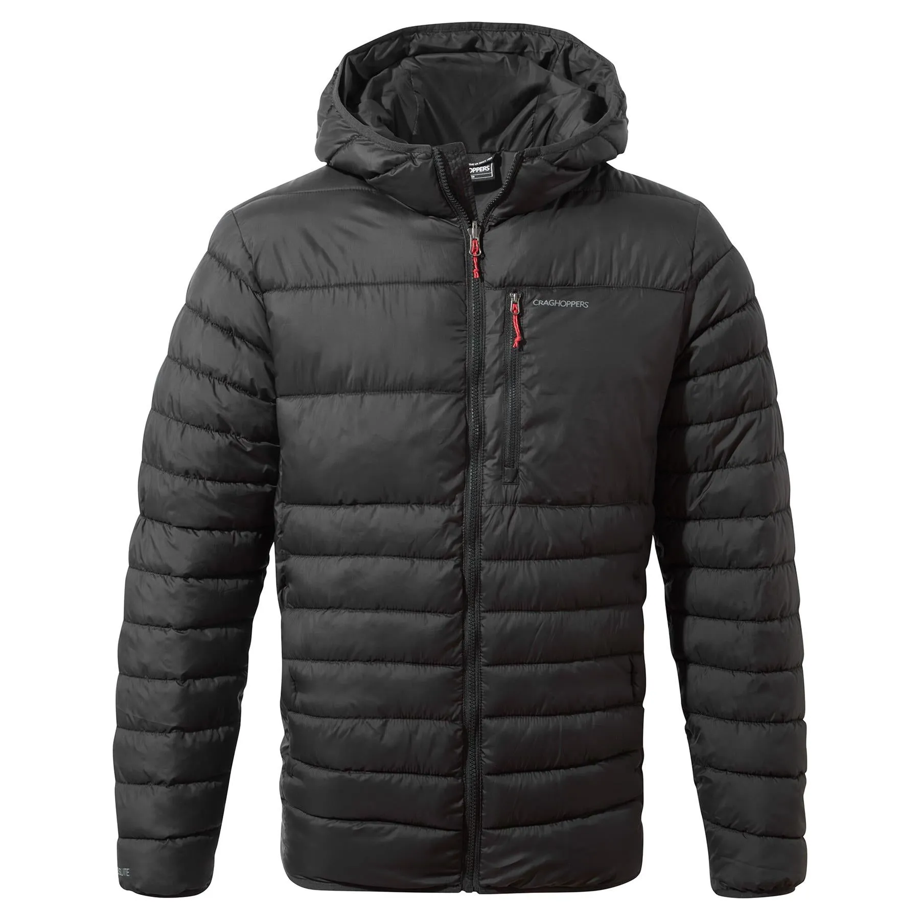 Craghoppers Men's Compresslite VIII Hooded Jacket | Black