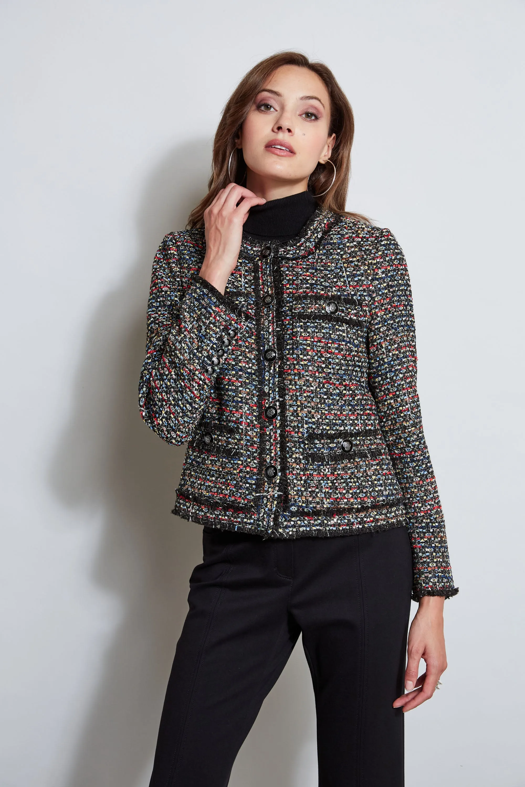 Cropped Tweed Jacket