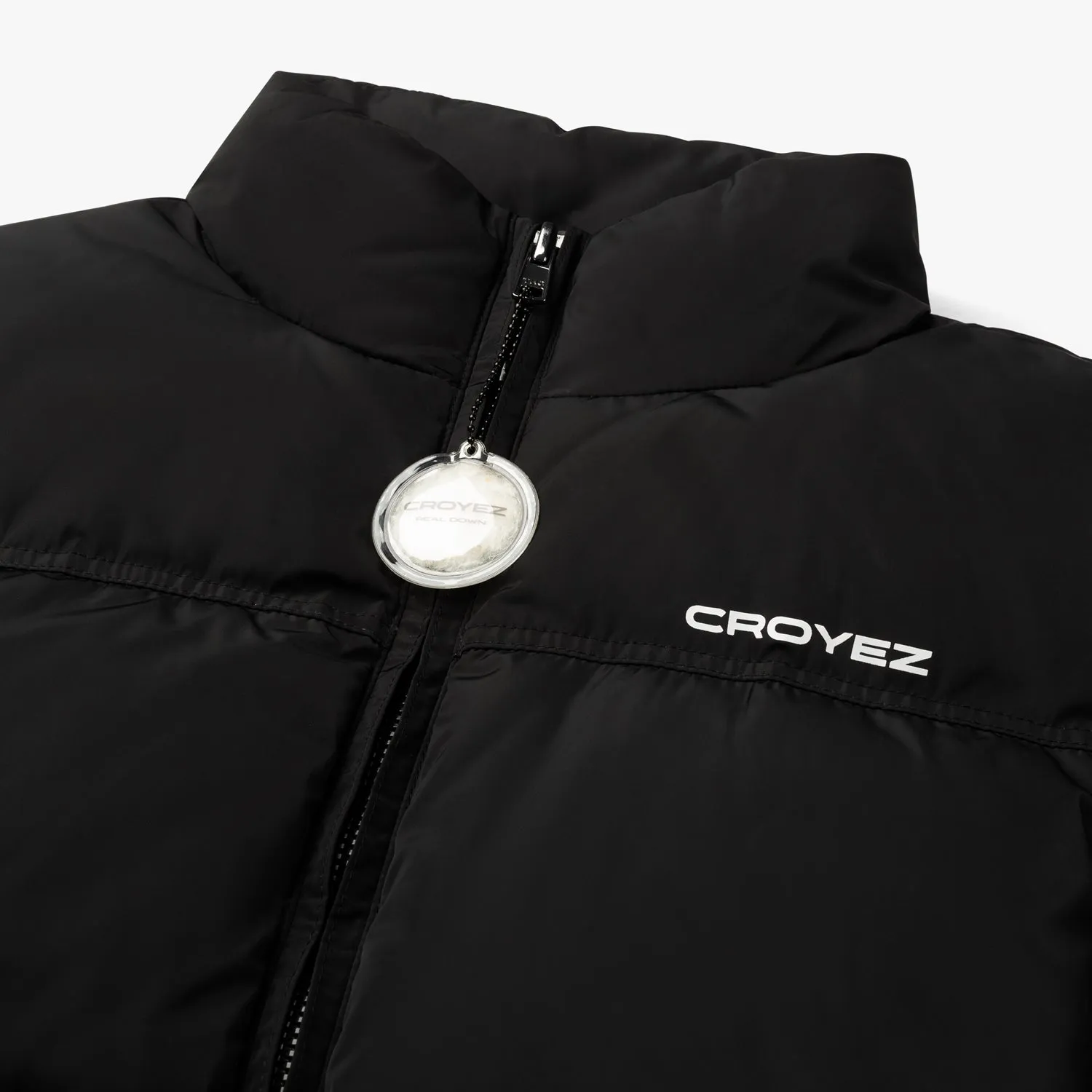 CROYEZ ORGANETTO PUFFER JACKET - BLACK