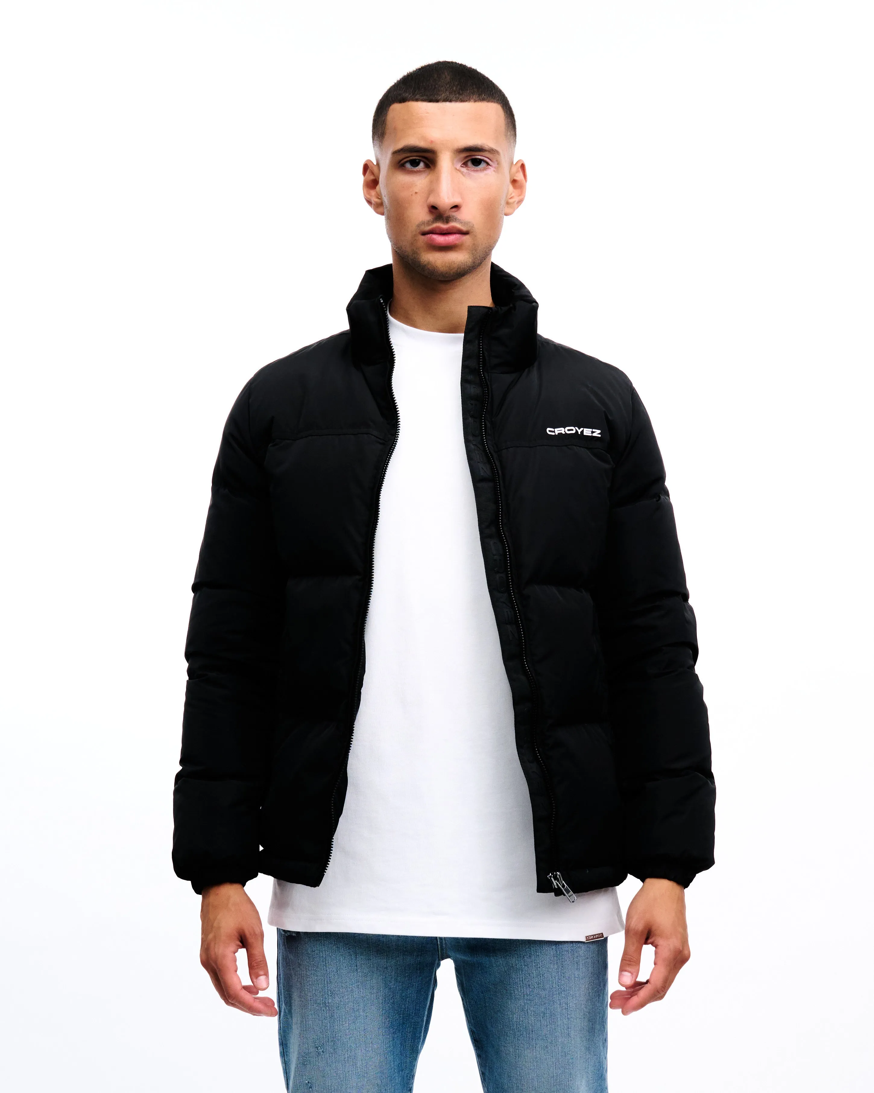 CROYEZ ORGANETTO PUFFER JACKET - BLACK