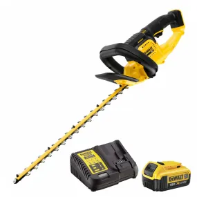 DeWalt DCMHT563N 18V XR 550mm Hedge Trimmer with 1 x 4.0Ah Battery & Charger