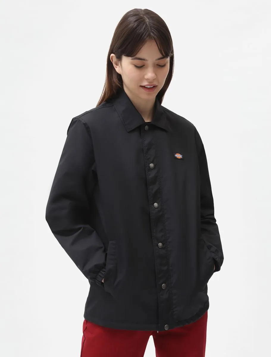 Dickies Oakport Coach DK0A4XEWBLK1 Unisex Adult Jacket Black 