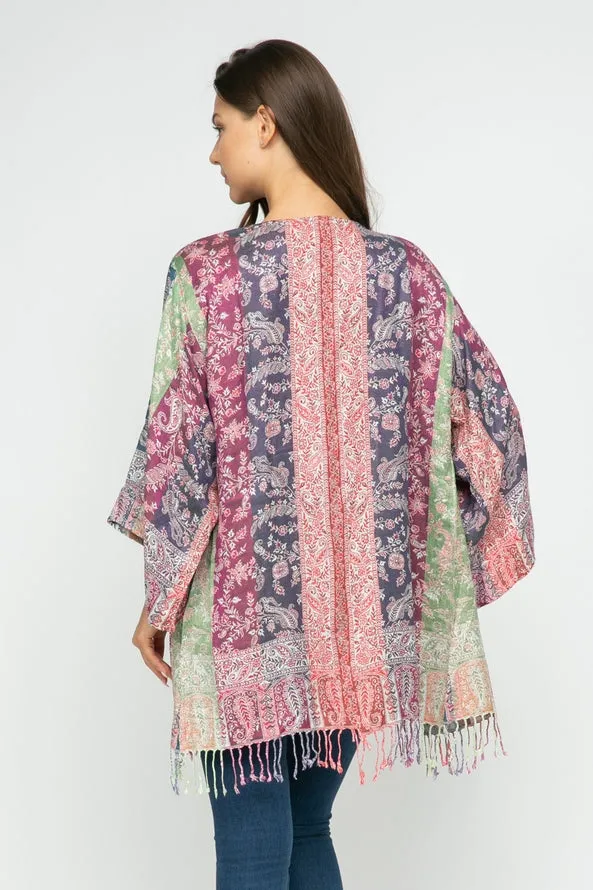 Embroirdered Tapestry Jacket ~ Multicolored