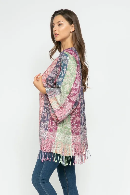 Embroirdered Tapestry Jacket ~ Multicolored