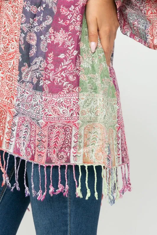 Embroirdered Tapestry Jacket ~ Multicolored