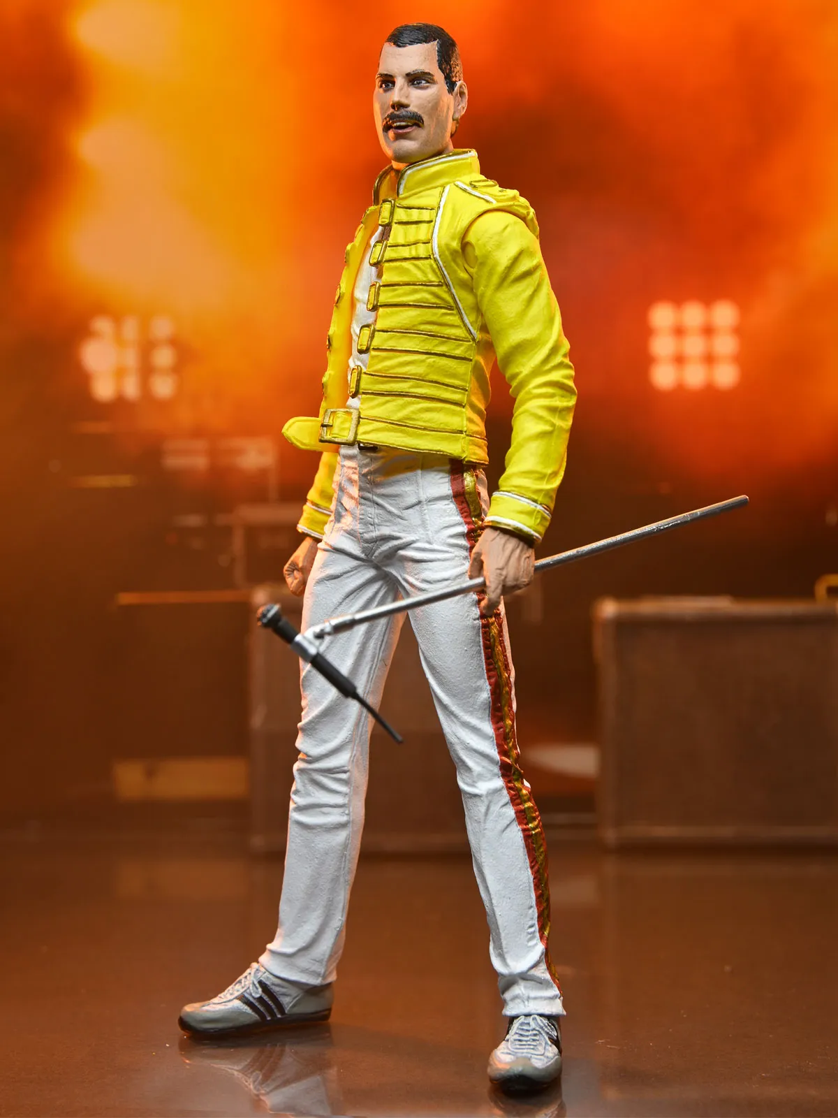 Freddie Mercury Yellow Jacket - 7 Scale Action Figure - Queen - NECA Collectibles