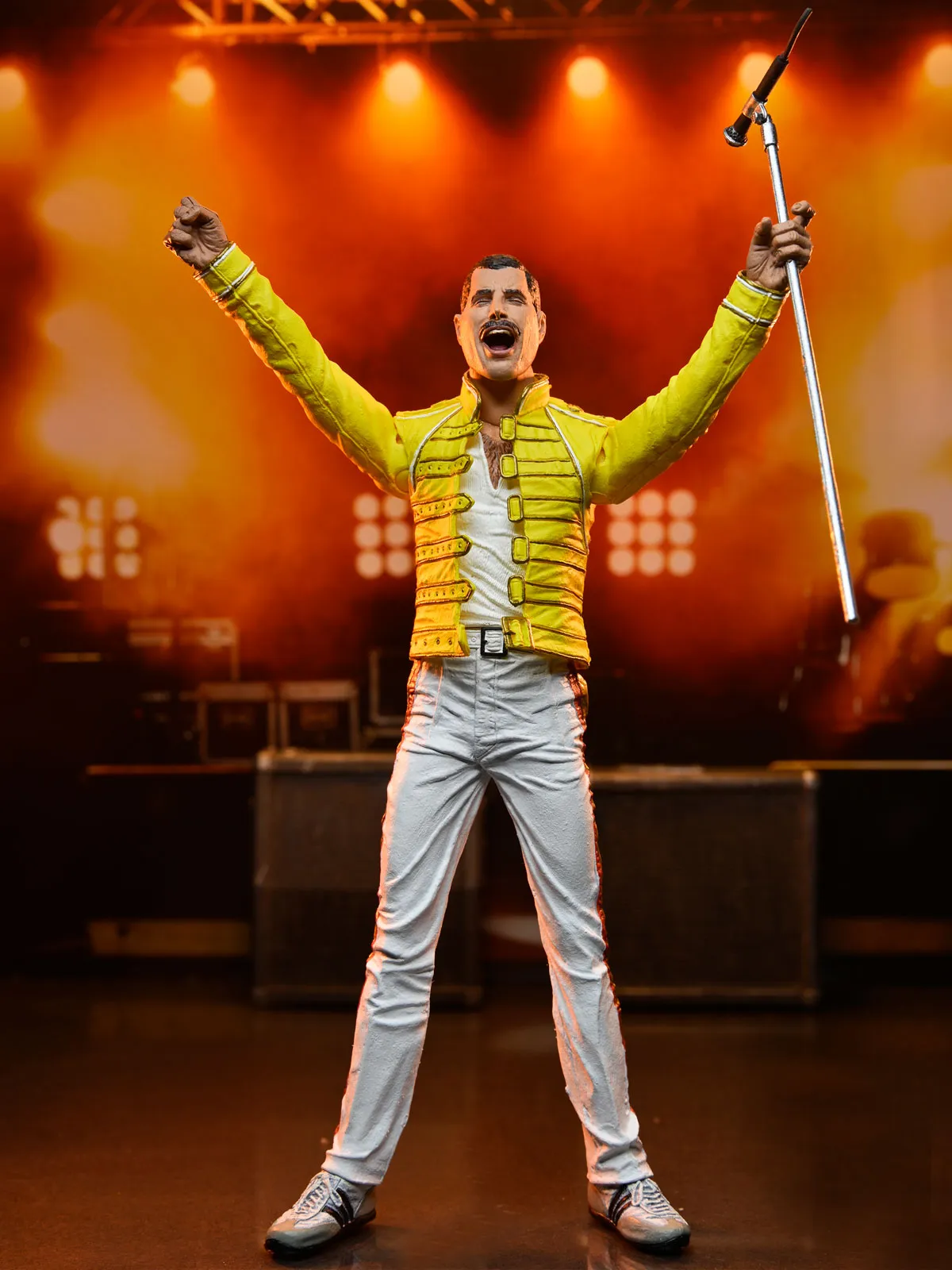 Freddie Mercury Yellow Jacket - 7 Scale Action Figure - Queen - NECA Collectibles