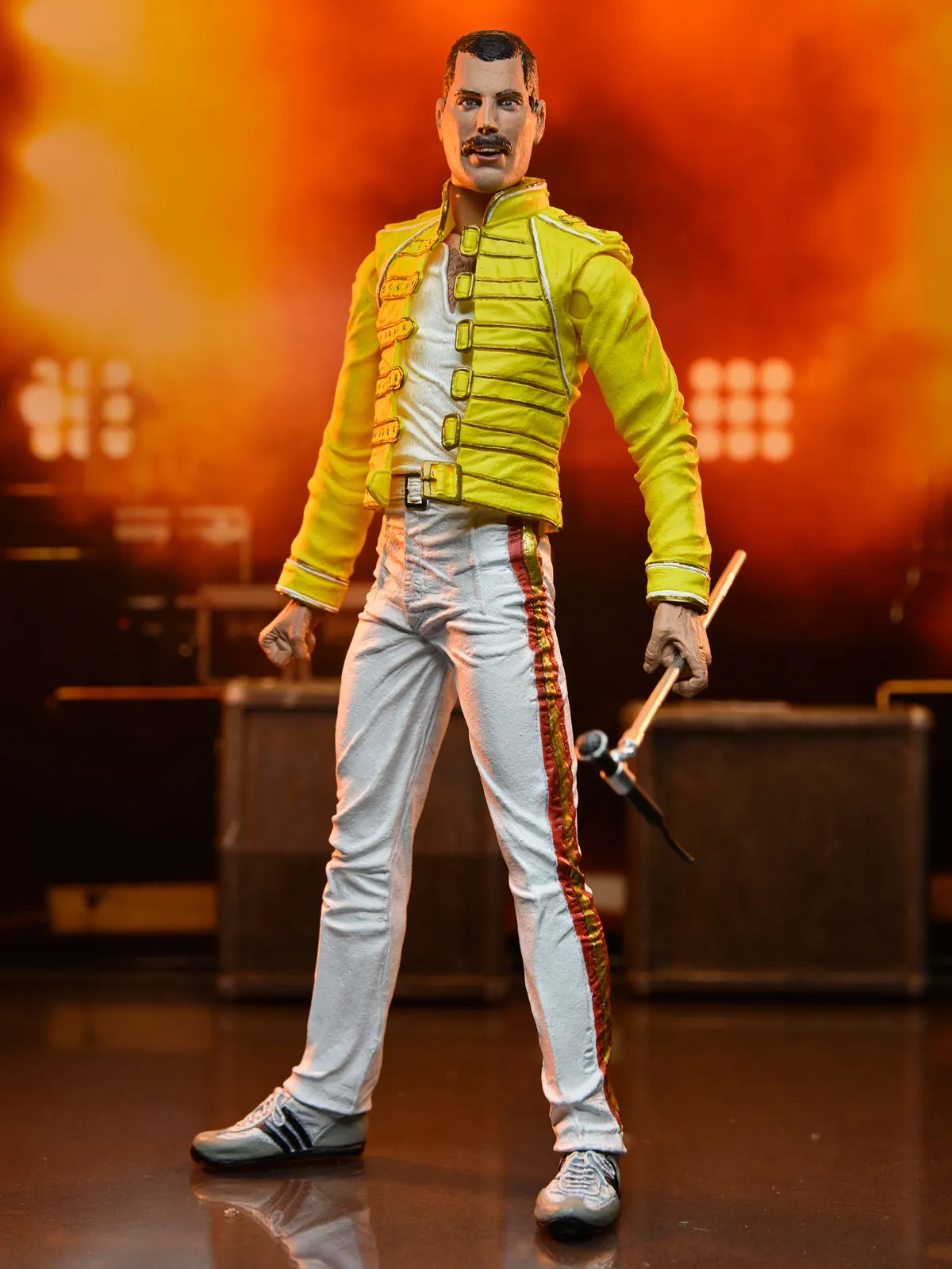 Freddie Mercury Yellow Jacket - 7 Scale Action Figure - Queen - NECA Collectibles