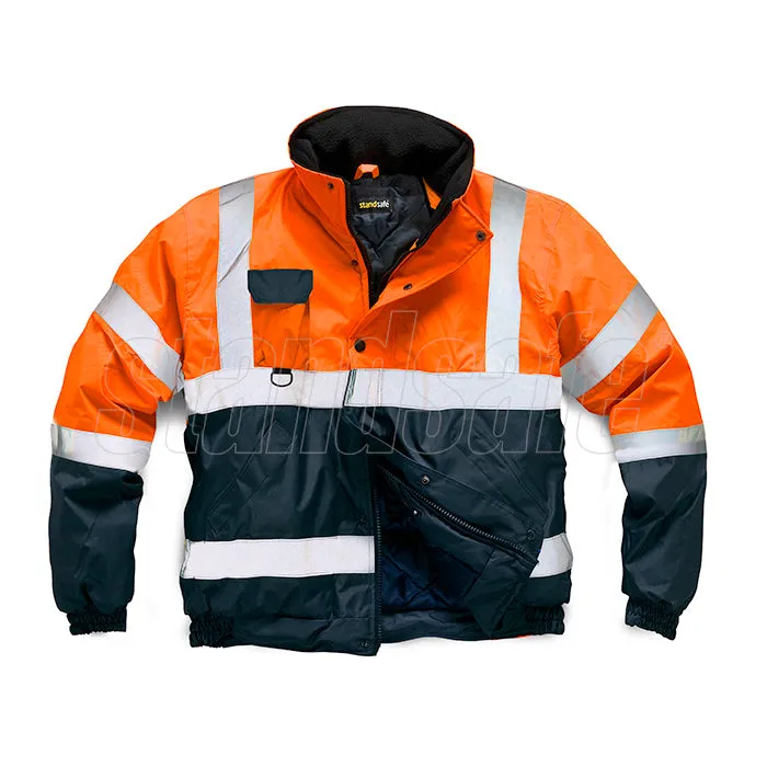 Hi Vis 2 Tone Bomber Jacket EN ISO 20471