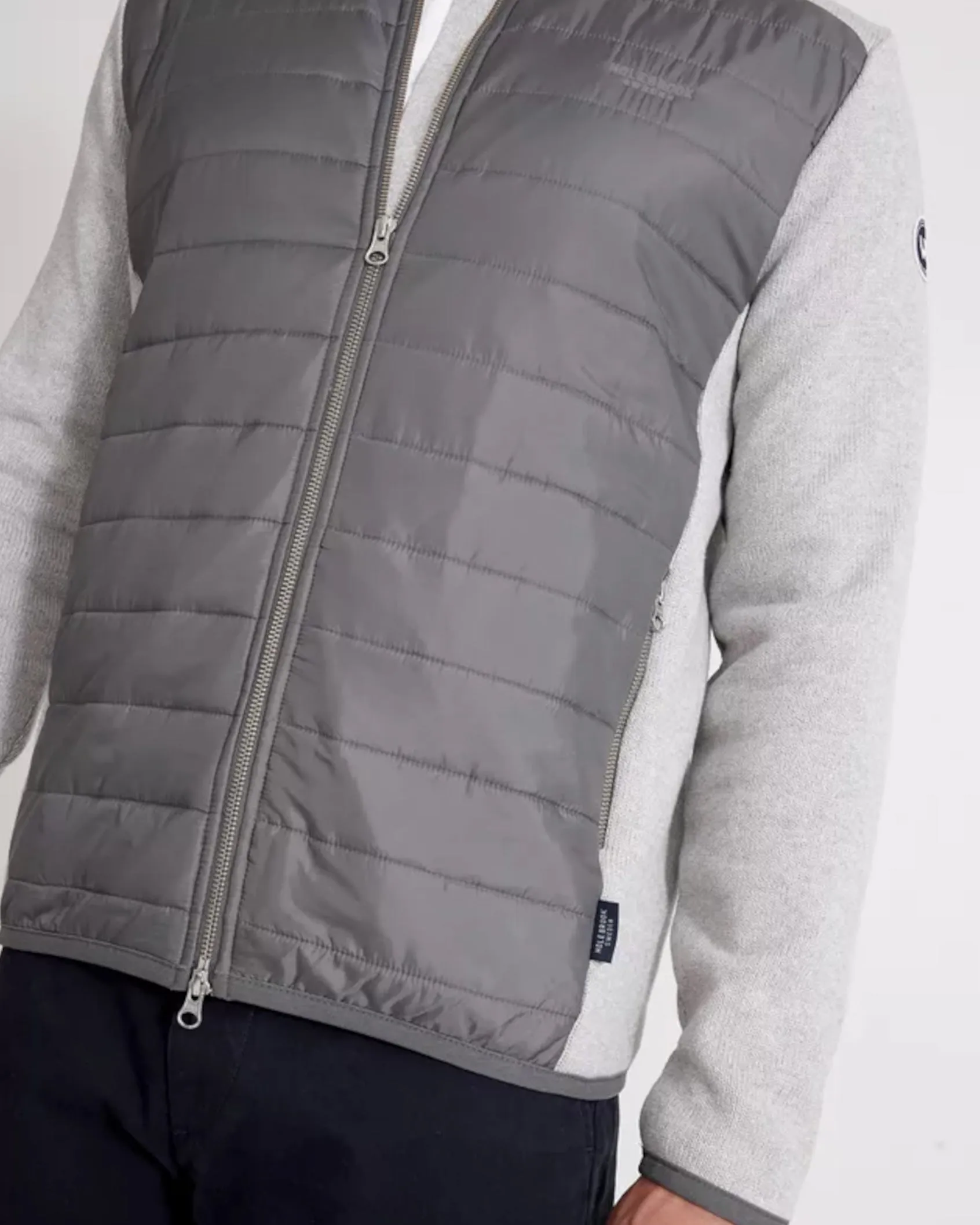 Holebrook Peder Windproof Jacket Grey Melange