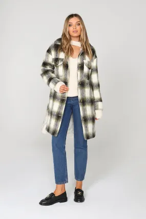 Houston Coat | Green Check