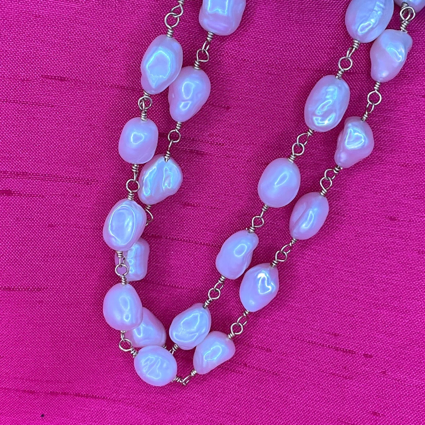 Jelly Bean  Pearl Necklace