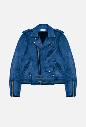 John Elliott X Blackmeans Rider's Jacket / Painted Blue