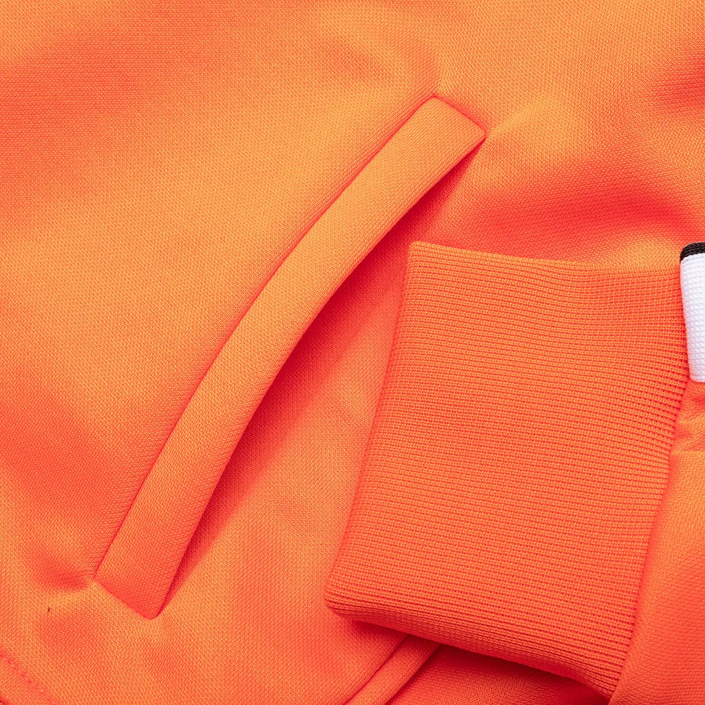 Kid's Logo Track Jacket - Orange/White