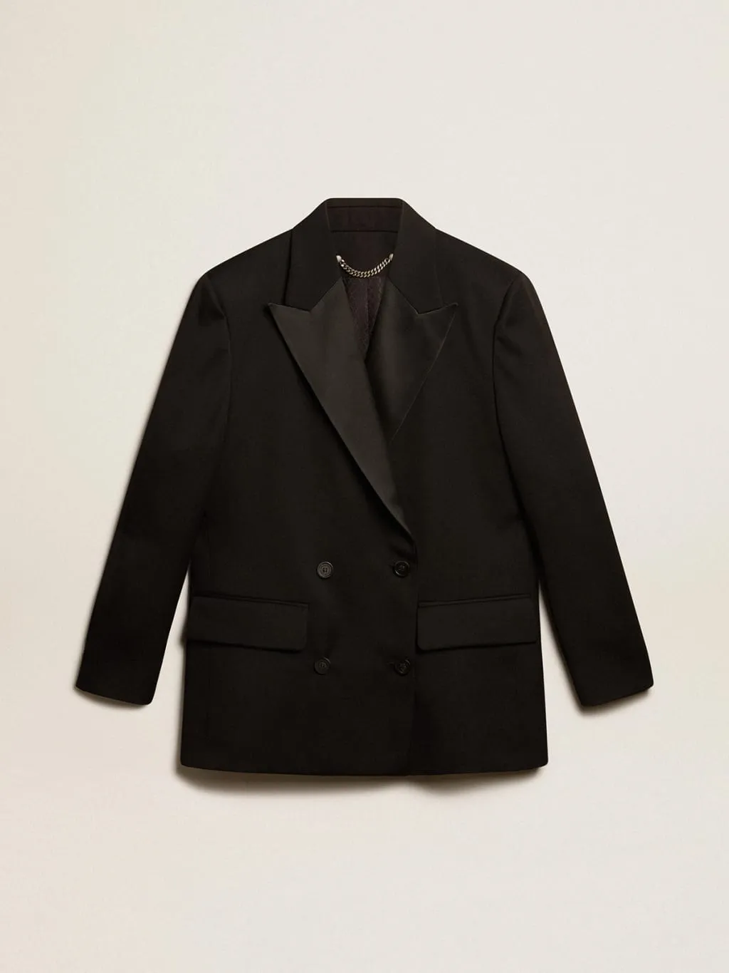 Laureen Tux Black Italian Wool Jacket