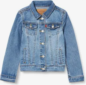 Levi's Kids Girl's stretch denim jacket Trucker 4E4388-M0K light blue 