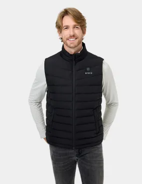 Men's Heated Lightweight Down Vest - Black