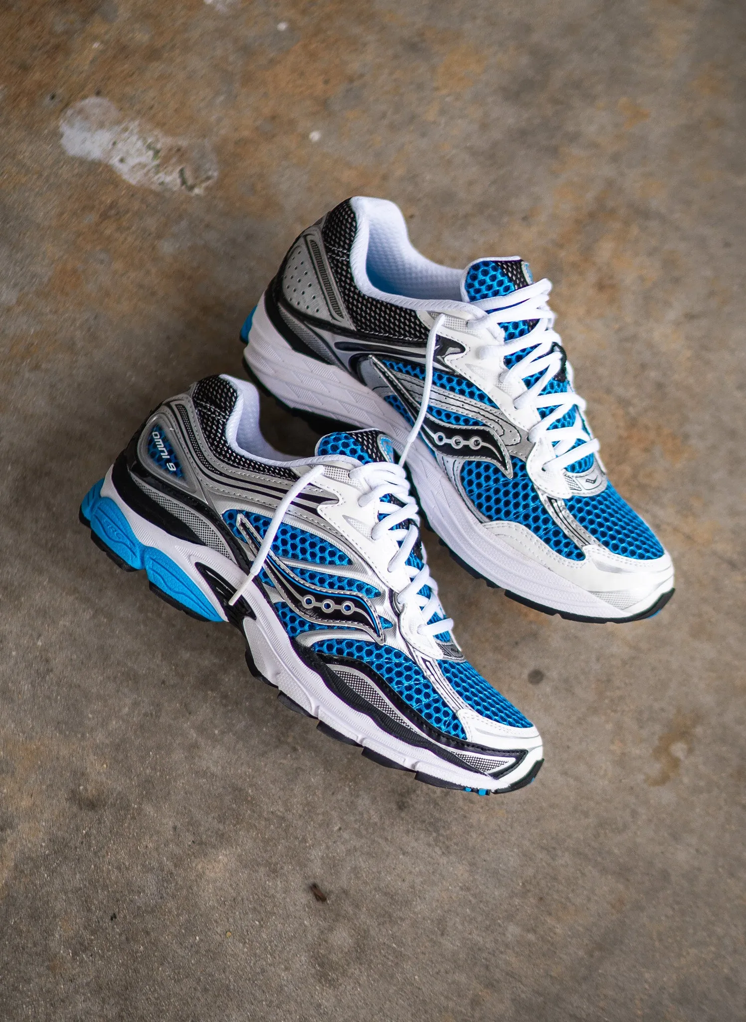 Mens Saucony OG ProGrid Omni 9 (Royal/Silver)