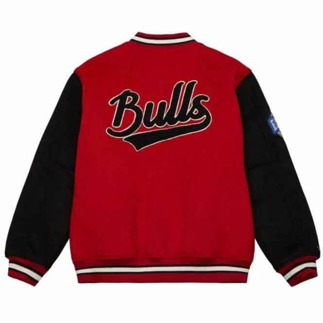 Mitchell & Ness Nba Chicago Bulls Team Legacy Varsity Jacket (Red/Black)