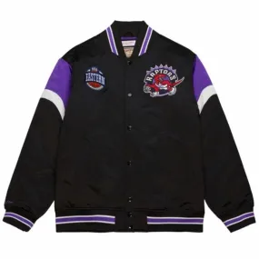 Mitchell & Ness NBA Toronto Raptors Heavyweight Satin Jacket (Black)