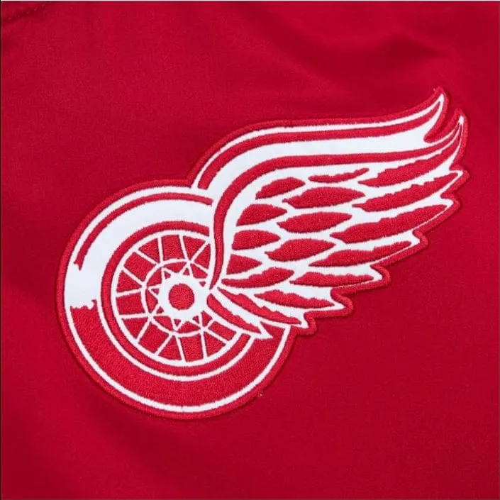 Mitchell & Ness NHL Detroit Red Wings Heavyweight Satin Jacket (Scarlet)