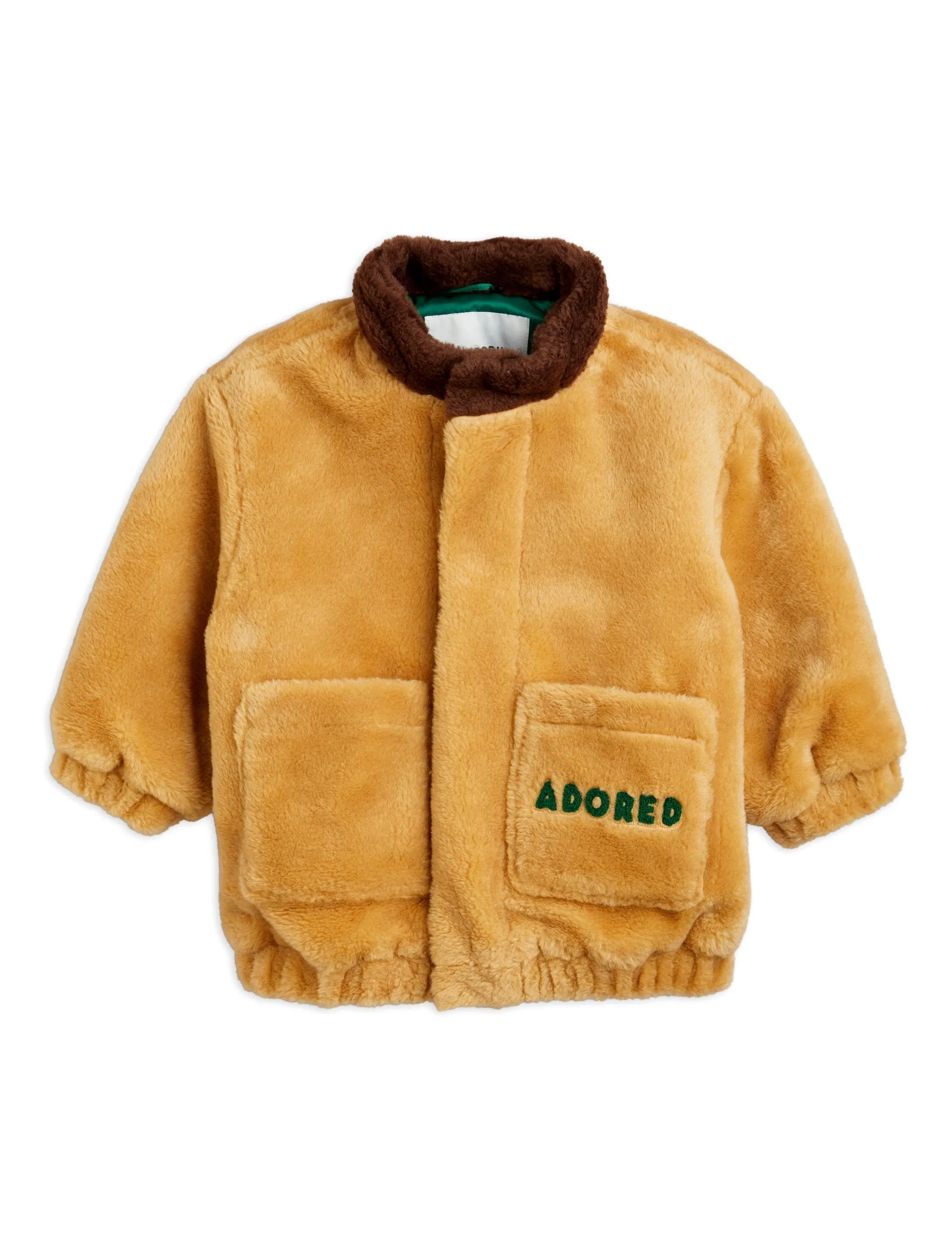 NEW Mini Rodini | Adored faux fur hooded jacket