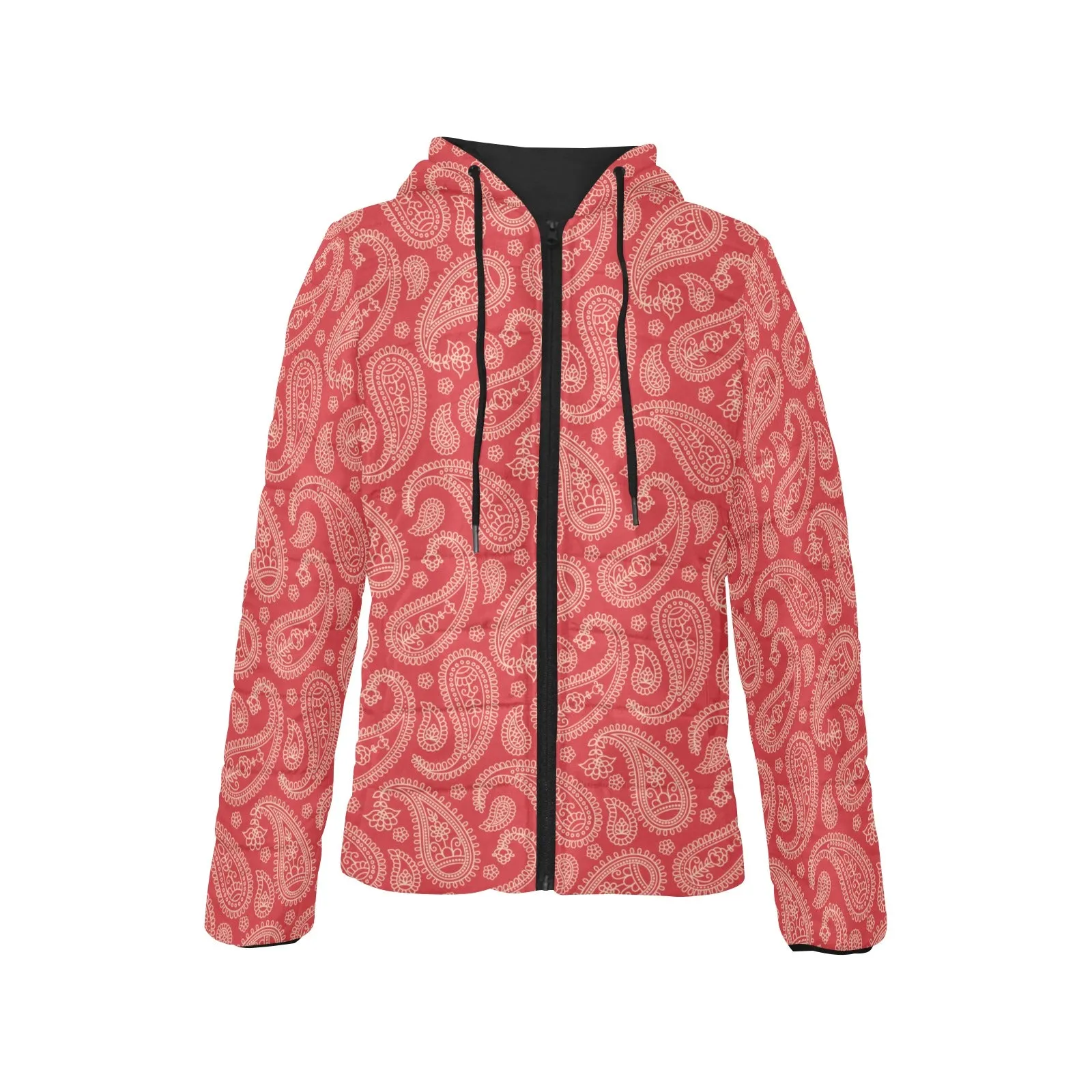 Paisley Passion Women's Padded Hooded Jacket