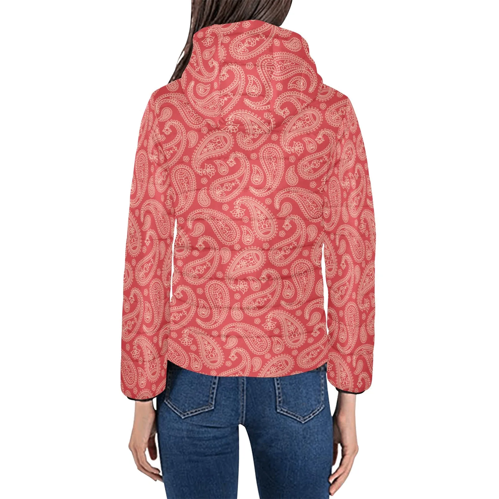 Paisley Passion Women's Padded Hooded Jacket