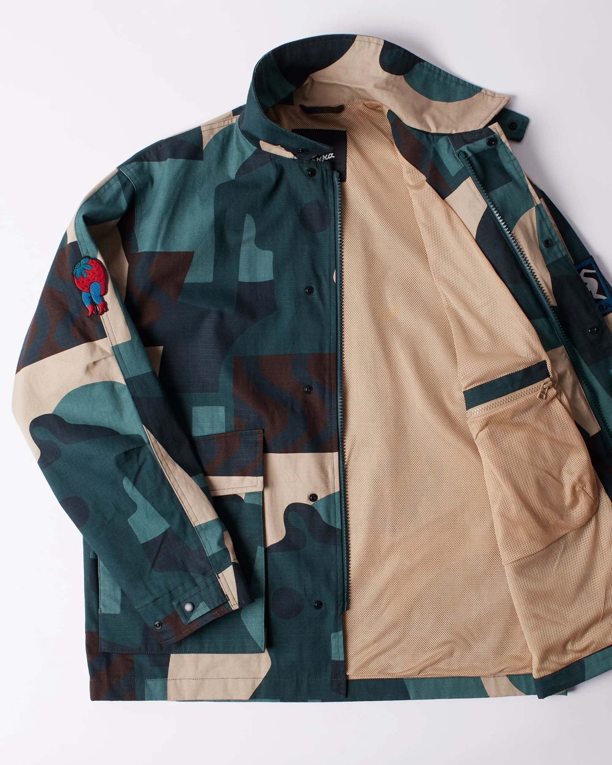 Parra Distorted Camo Jacket