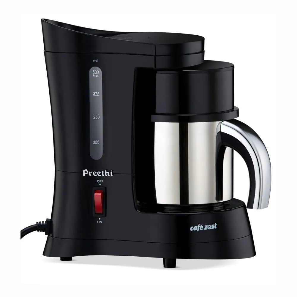 Preethi Cafe Zest CM210 Drip Coffee Maker (Black)