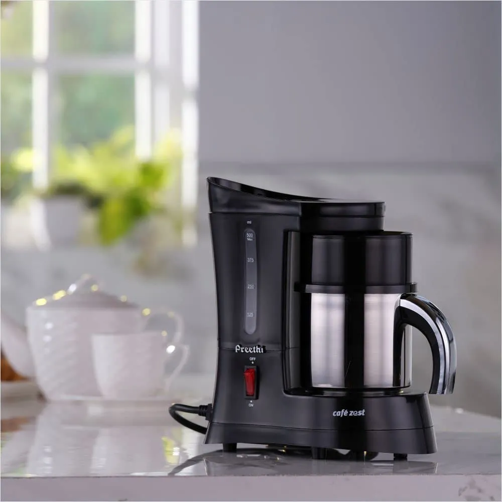 Preethi Cafe Zest CM210 Drip Coffee Maker (Black)