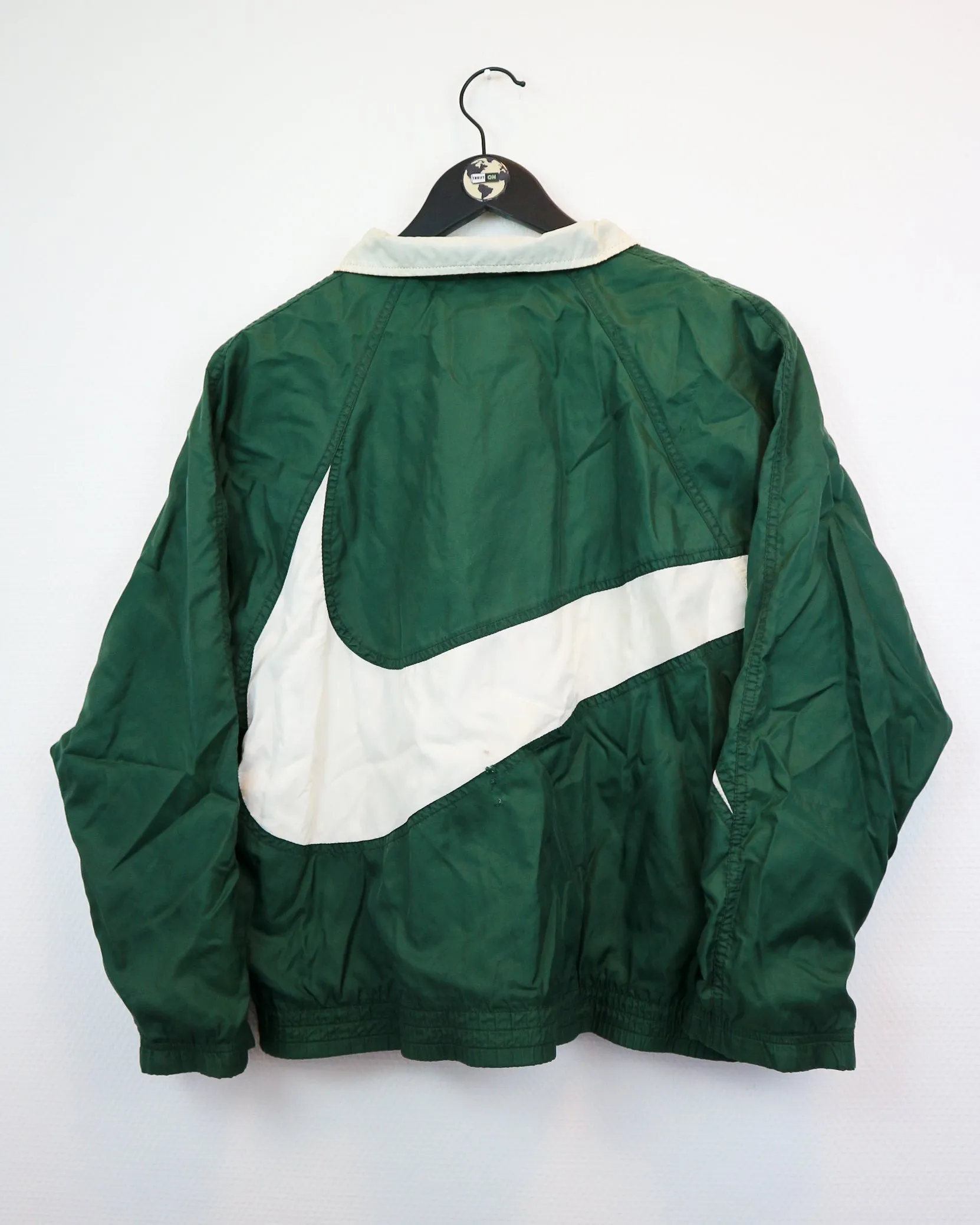 RARE Nike Big Swoosh Windbreaker XS